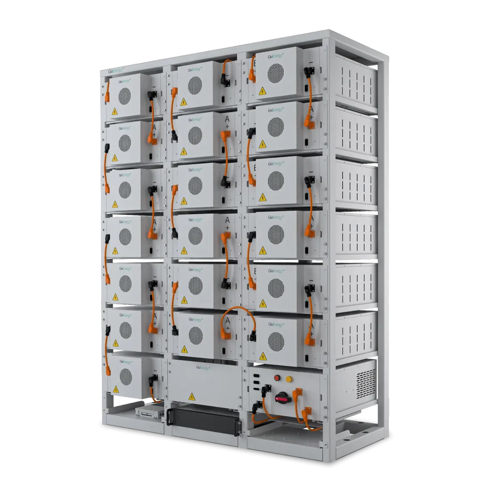 Givenergy 200kWh battery storage with rack included