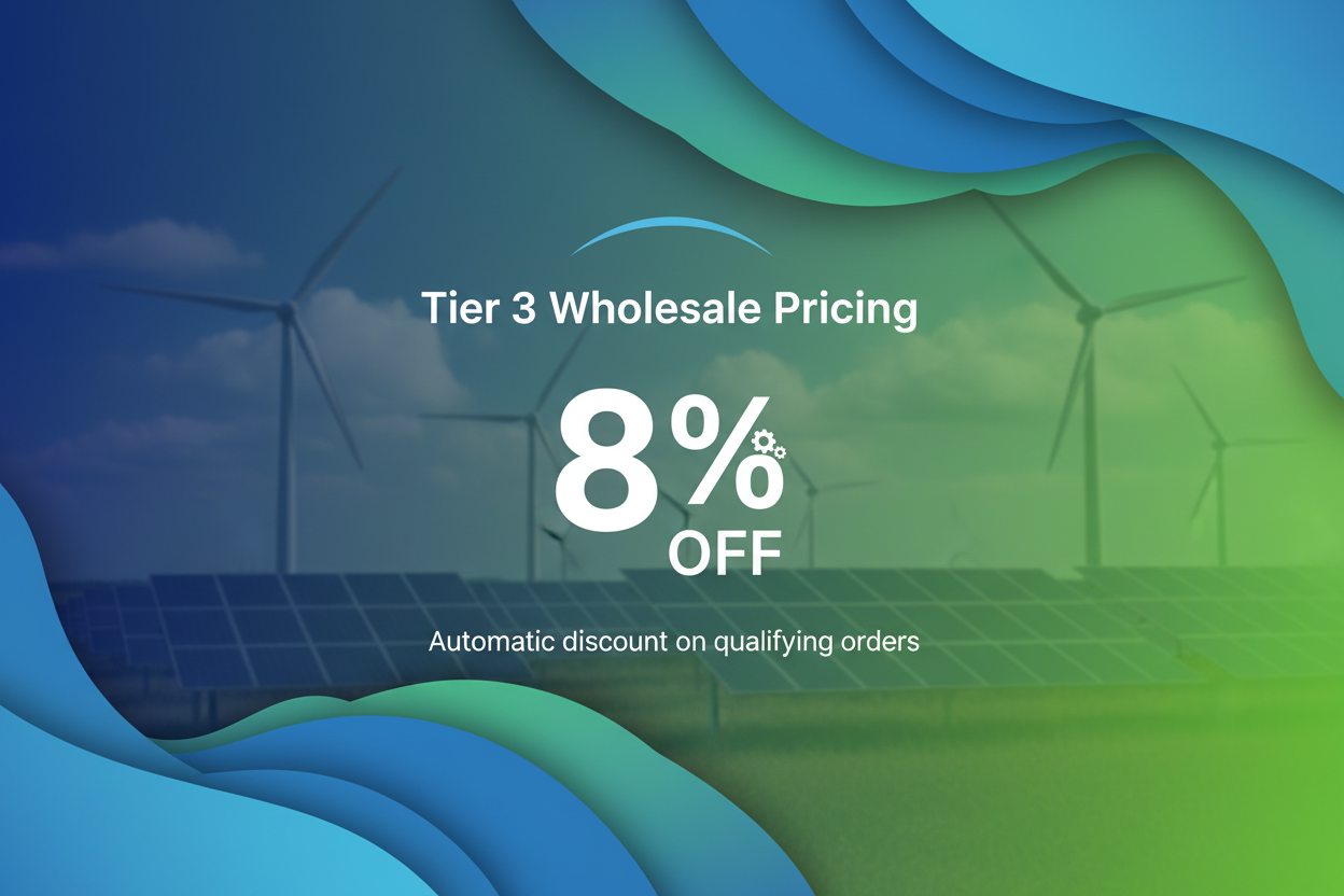 Tier 3 Wholesale Pricing - 8% OFF Banner (No Logo)