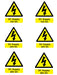 Battery Hazard label ( 6 x DC Supply ) - [The Power Store]