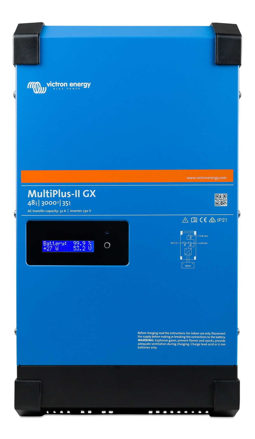 MultiPlus-II 48/5000/70-50 4000W Inverter/Charger with CGX