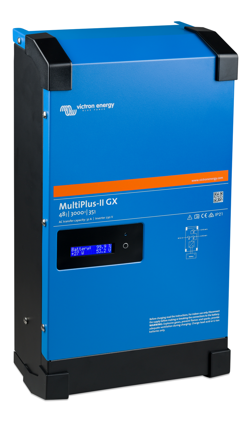 MultiPlus-II 48/5000/70-50 4000W Inverter/Charger with CGX