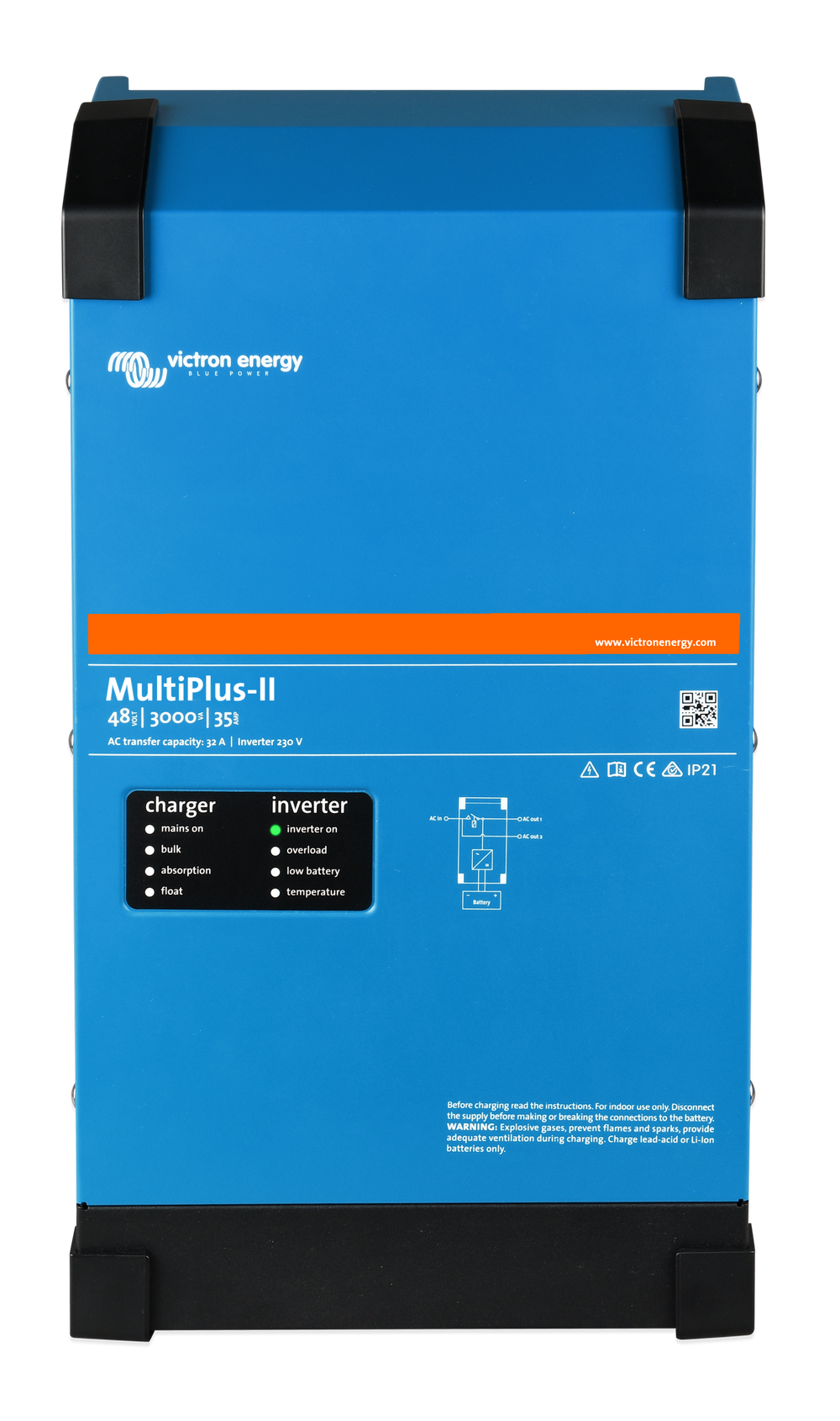 MultiPlus-II 48/3000/35-32 2400W Inverter/Charger - [The Power Store]